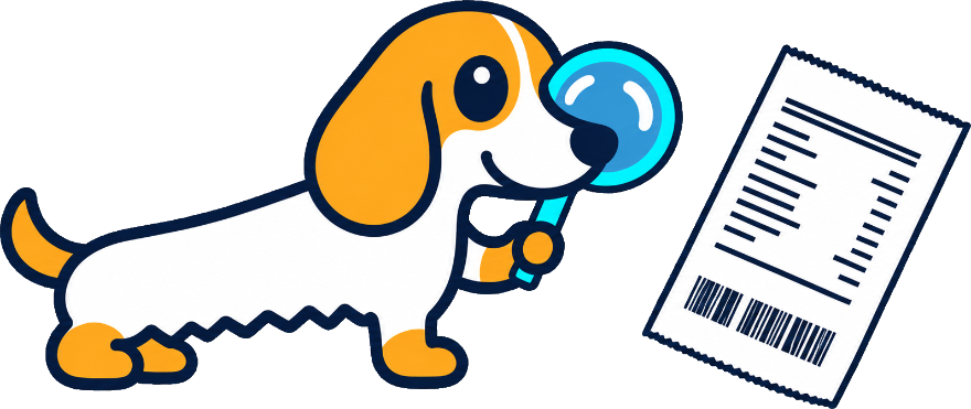 El perro de Feehund mira un tique con una lupa